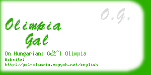 olimpia gal business card